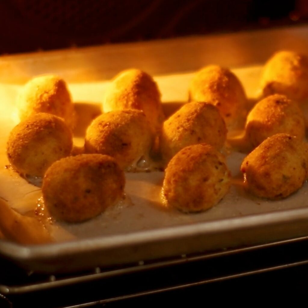 Oven-Baked Italian Potato Croquettes