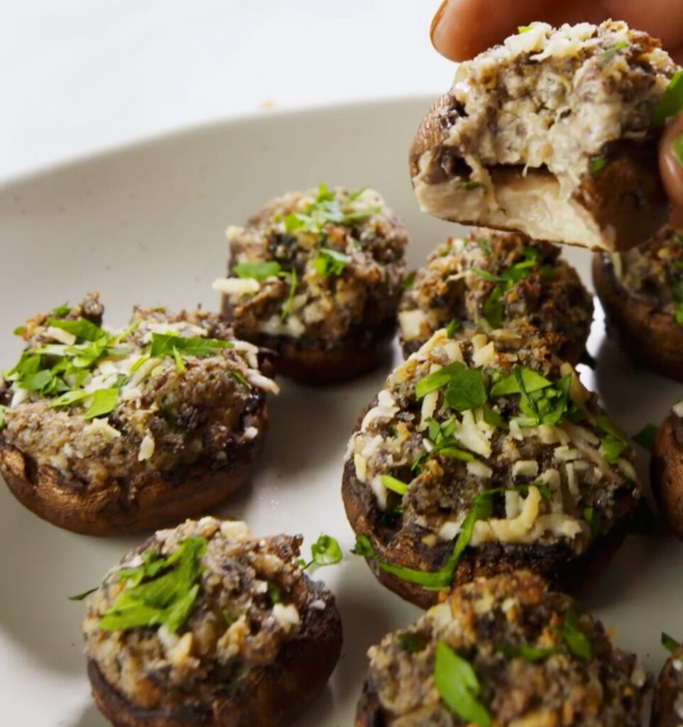 Easy #Stuffed #Mushrooms Recipe