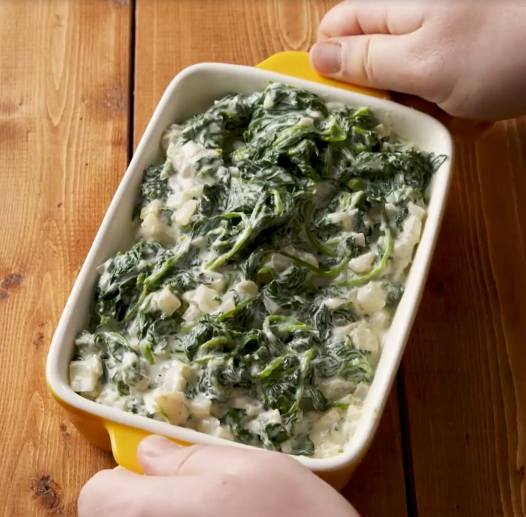 Easy Creamed Spinach